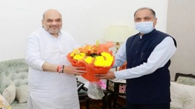 India News | Himachal Pradesh CM Calls on Amit Shah in Delhi