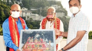 India News | Tirumala Trust Chairman Pays Obeisance at J-K's Vaishno Devi Shrine