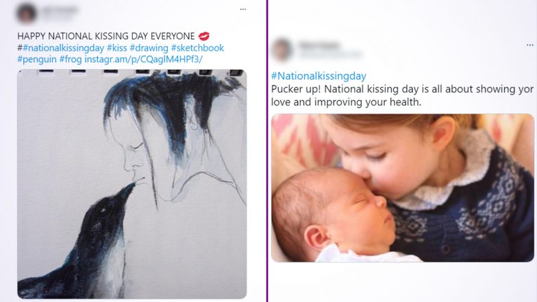 National Kissing Day 2021 Wishes: Netizens Pour in Quotes, Messages, HD Images and Wallpapers on Twitter To Celebrate the Power of Kissing