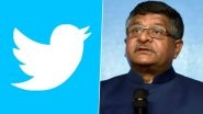 Twitter Account of Ravi Shankar Prasad Locked Due to DMCA Complaint by Sony for Using AR Rahman&rsquo;s Popular Song &lsquo;Maa Tujhe Salaam&rsquo;: Reports
