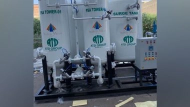 Business News | SRAM & MRAM Along with ATD Group Lays Foundation Stone of Oxygen Plant in Kuchaman City, Rajasthan