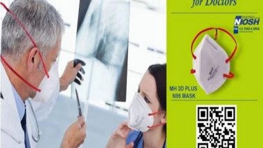 Business News | NIOSH N95 Masks for Our COVID Warriors