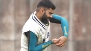 Virat Kohli, Cheteshwar Pujara & Other Members of Team India Sweat it Out in the Nets Ahead of Their WTC 2021 Final Against New Zealand (Watch Video)