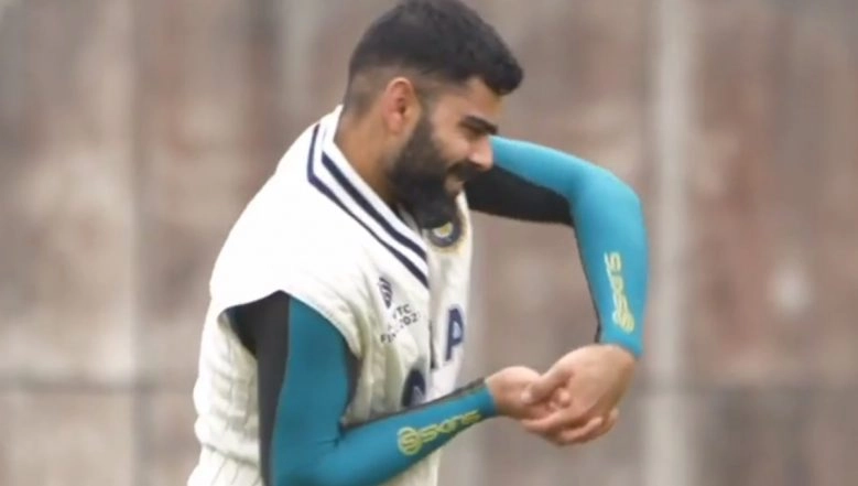 Members of Team India Sweat it Out in the Nets Ahead of ICC WTC 2021 Finals (Watch Video)