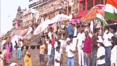 India News | World Environment Day: Namami Gange Volunteers Distribute Plants, Carry out Cleaning Drive in Varanasi
