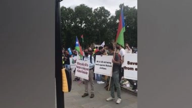 World News | Free Balochistan Movement Stage Protest Before British Parliament Against Pak Atrocities