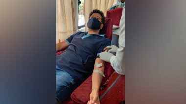 World Blood Donor Day 2021: Sachin Tendulkar Donates Blood, Urges Citizens to Come Forward and Take Part in Voluntary Blood Donation