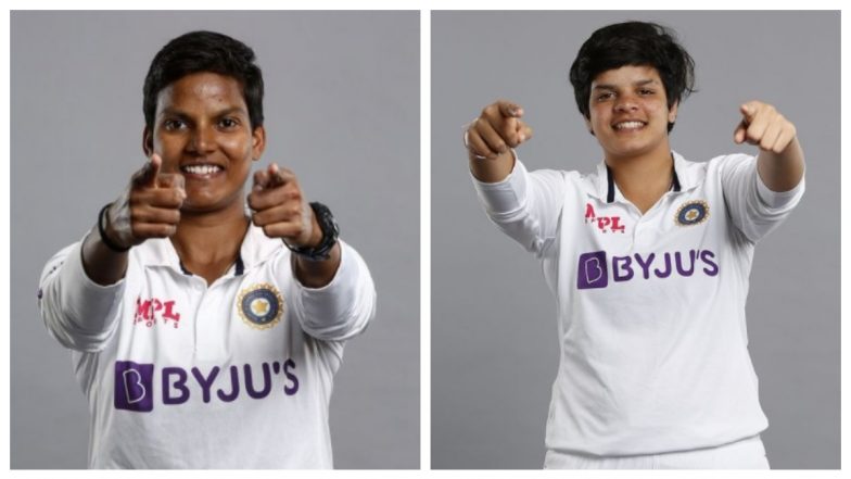 Shafali Verma, Taniya Bhatia, Deepti Sharma & a Couple of Other Players Make Test Debuts Against England Women in One-Off Test Match 2021 (See Pics)