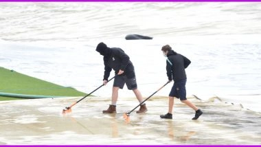 India vs New Zealand ICC WTC Final Day 1 Play Called Off Due to Rains