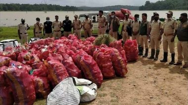 India News | Forest Dept Staff, Locals Clear Two Tonnes of Plastic Waste from Kabini Backwaters in Karnataka