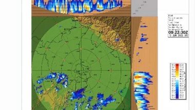 India News | Light Rain, Gusty Winds Witnessed in Delhi, Adjoining Areas