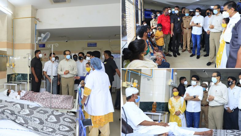 Mumbai Building Collapse: CM Uddhav Thakrey Visits Injured Victims, Announces Rs 5 Lakh to Kin of Dead