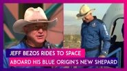 Jeff Bezos Rides To Space Aboard His Blue Origin's New Shepard