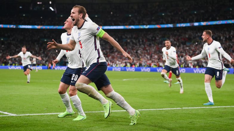 'It's Coming Home' England Fans Celebrate As Harry Kane Sends Three Lions Into Euro 2020 Finals