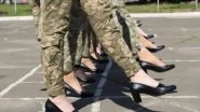 Ukraine&rsquo;s Military Faces Criticism Over the Decision of Making Female Cadets March in Heels (View Pics)