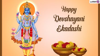 Devshayani Ekadashi 2021 Wishes & Ashadhi Ekadashi HD Images: WhatsApp Messages, Status, Wallpapers, SMS and Photos to Send to Loved Ones
