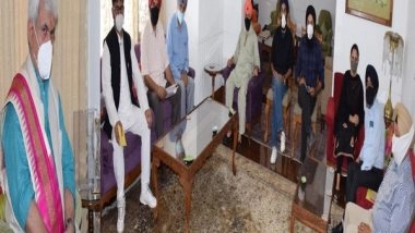 India News | J-K: Sikh Minority Forum Meets LG Manoj Sinha, Demands Anti-conversion Law, Employment Packages