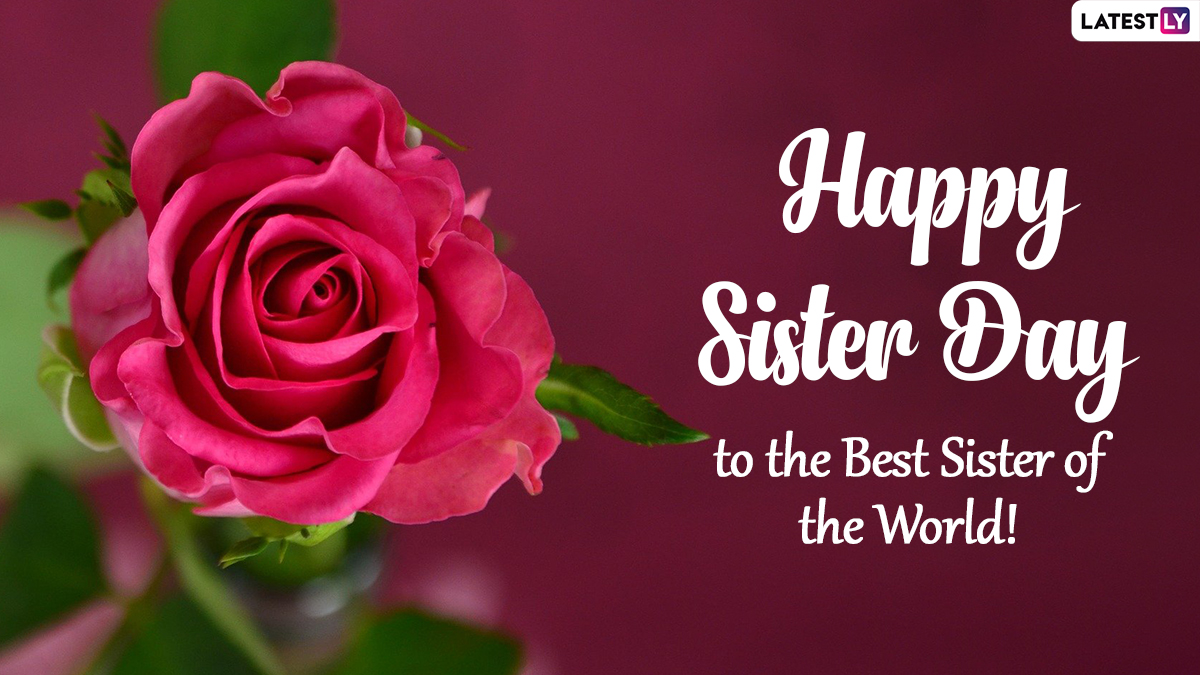 Happy Sisters Day 2021 Greetings & Messages WhatsApp Stickers, HD