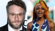 Seth Rogen Extends Support to Sha&rsquo;Carri Richardson After Positive Marijuana Test, Actor Hits Out at Team USA Over Sprinter&rsquo;s Suspension (Read Tweet)