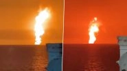 Large Explosion in Caspian Sea Near Azerbaijan Gas Field (Watch Video)