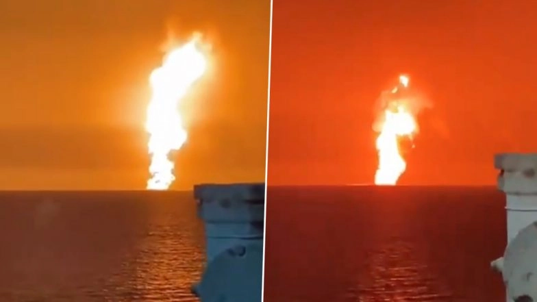 Large Explosion in Caspian Sea Near Azerbaijan Gas Field (Watch Video)