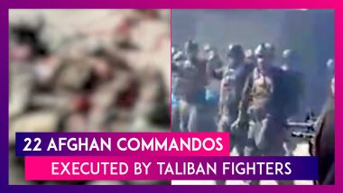 22 Afghan Commandos Executed By Taliban Fighters As They Try To Surrender