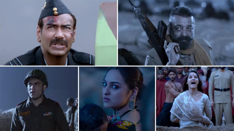 Bhuj: The Pride Of India Trailer: Ajay Devgn, Sanjay Dutt, Sonakshi Sinha's War Drama Is Brave, Bold And Heroic (Watch Video)