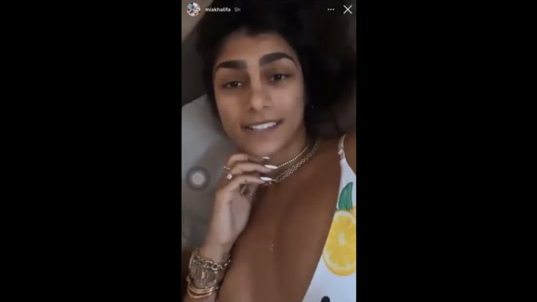 Telugu Ankar Sex Rashmi Vidio - Mia Khalifa Shades America With Sarcastic 4th of July 2021 Greeting Video,  Receives Mixed Response From Netizens | ðŸ‘ LatestLY