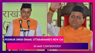 Pushkar Singh Dhami, Uttarakhand's New Chief Minister In Map Controversy