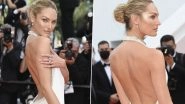 Candice Swanepoel Stuns in Gorgeous Backless White Gown at Cannes Film Festival 2021 (View Photos)