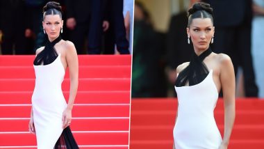 Cannes 2021 Red Carpet: Bella Hadid Puts On a Stunning Display in Vintage Jean Paul Gaultier Gown at The Film Festival (View Pics)