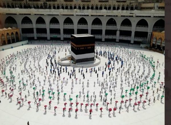Hajj 2021: Thousands of Vaccinated Muslim Pilgrims Gather at Mecca To Perform Hajj With COVID-19 Protocols