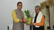 India News | Uttarakhand CM Meets BL Santhosh, Uttarakhand BJP in Charge Dushyant Gautam