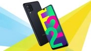 Samsung Galaxy F22 To Go on Sale Tomorrow at 12 PM; Check Prices, Offers, Features & Specifications