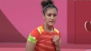 Relive Manika Batra&rsquo;s Winning Point Against Ukraine&rsquo;s Margaryta Pesotska in Women&rsquo;s Singles Second Round of Table Tennis at Tokyo Olympics 2020