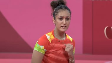 Relive Manika Batra’s Winning Point Against Ukraine’s Margaryta Pesotska in Women’s Singles Second Round of Table Tennis at Tokyo Olympics 2020