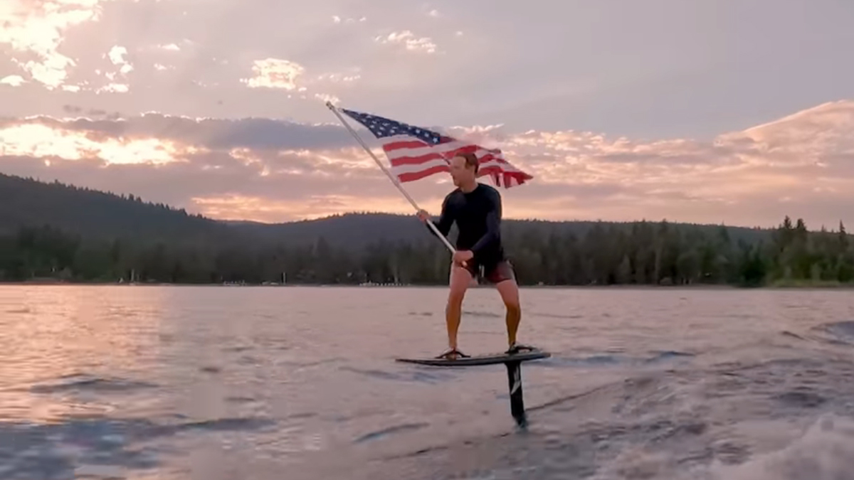 Mark Zuckerberg Celebrates 4th of July Waving American Flag While Wakeboarding, Adventurous Stint Video Leaves Netizens Amused