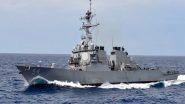 World News | Chinese, US Navy Vessels Spotted off the East Coast of Taiwan