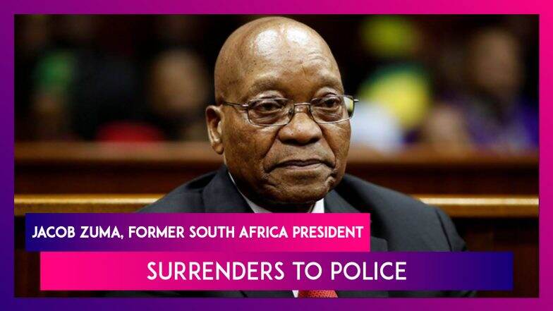 Jacob Zuma, Former South Africa President Surrenders To Police, After ...