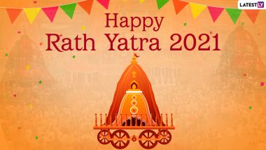 Lord Jagannath Rath Yatra 2021 Greetings & HD Images for Free Download Online: Wishes, WhatsApp Messages, SMS and Facebook Status To Celebrate Odisha Festival
