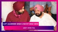 Punjab: Captain Amarinder Singh & Navjot Sidhu Meet Over Tea, Hit Reset Button As Latter Assumes Charge