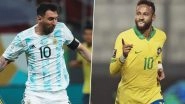 Lionel Messi and Neymar Picked as Best Players at Copa America 2021