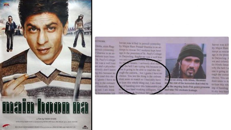 Main Hoon Na's End Credits Are Making Twitterati Have A Great Laugh And The Reason Is This Newspaper Clipping (Watch Video)