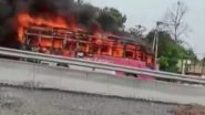 Telangana Govt Bus Catches Fire in Jangaon, No Injuries Reported