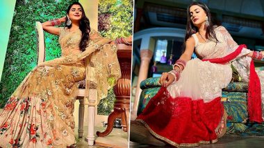 Shaurya Aur Anokhi Ki Kahani Actress Debattama Saha Looks Resplendent in Gorgeous Sarees, View Indian TV Star’s Pics