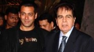 RIP Dilip Kumar: Salman Khan Pays Heartfelt Tribute to the Late Legend, Says &lsquo;Best Actor Indian Cinema Has Ever Seen and Will Ever See&rsquo;