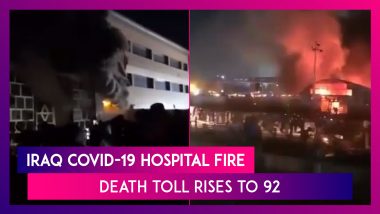Iraq Covid-19 Hospital Fire Death Toll Rises To 92