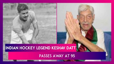 Indian Hockey Legend Keshav Datt Passes Away At 95