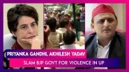 Priyanka Gandhi Tweets Videos Of Violence In UP During Filing Of Block Papers, Akhilesh Yadav Slams BJP Govt