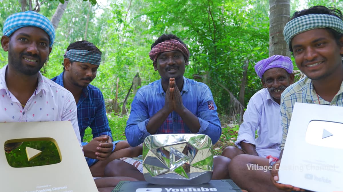 Village Cooking Channel Gets Youtube Diamond Play Button For Reaching 10 Million Subscribers Netizens Pour In Congratulatory Messages Watch Unboxing Video Latestly